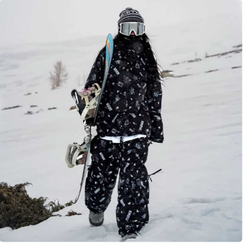 JOHN SNOW Ski Suit Set Windproof Waterproof Warm Women's Skiing Pants