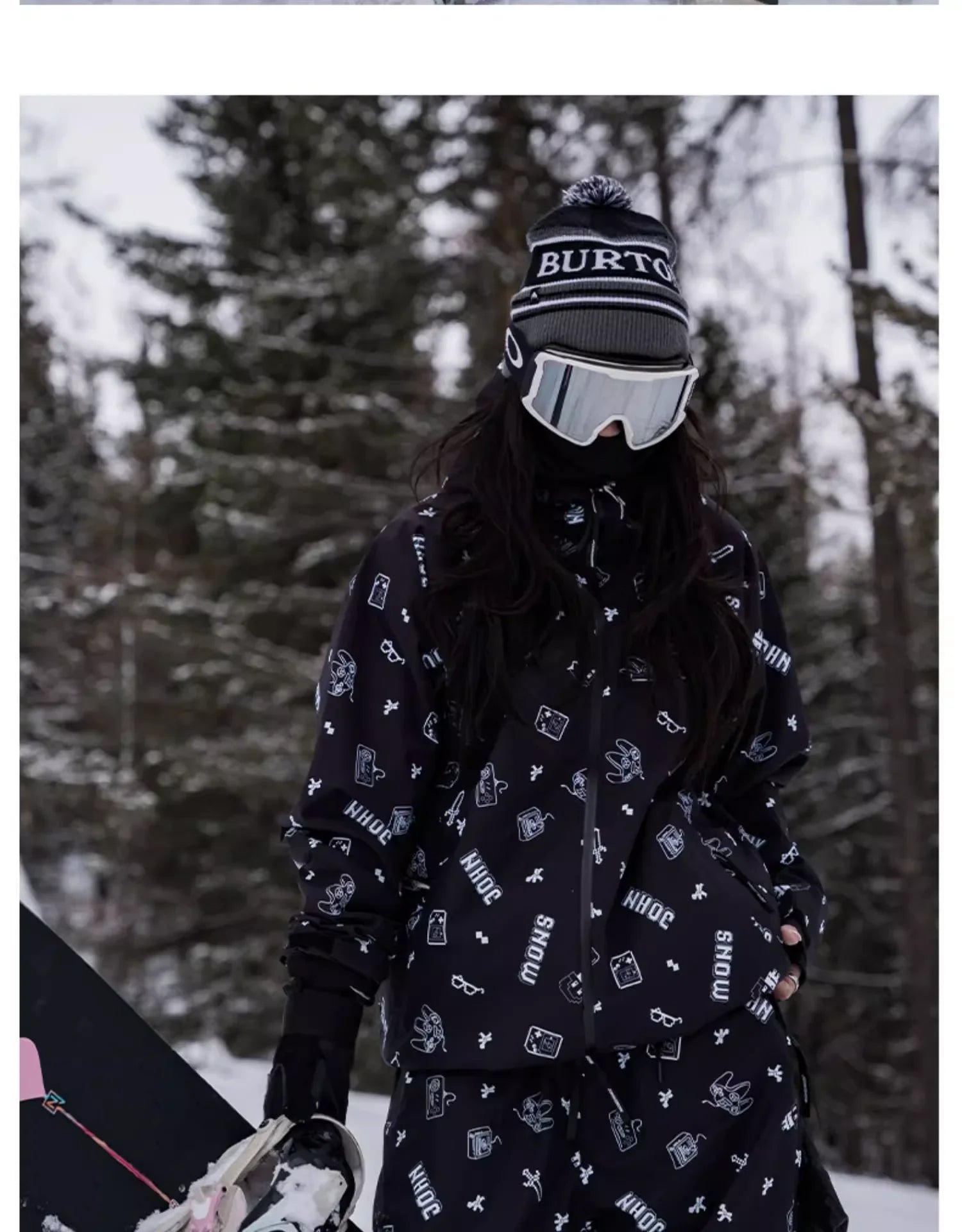 JOHN SNOW Ski Suit Set Windproof Waterproof Warm Women's Skiing Pants