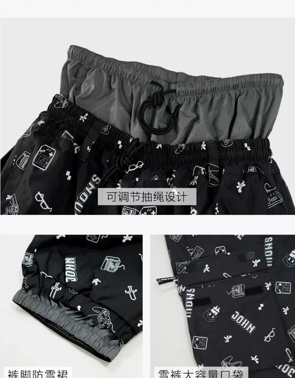 JOHN SNOW Ski Suit Set Windproof Waterproof Warm Women's Skiing Pants