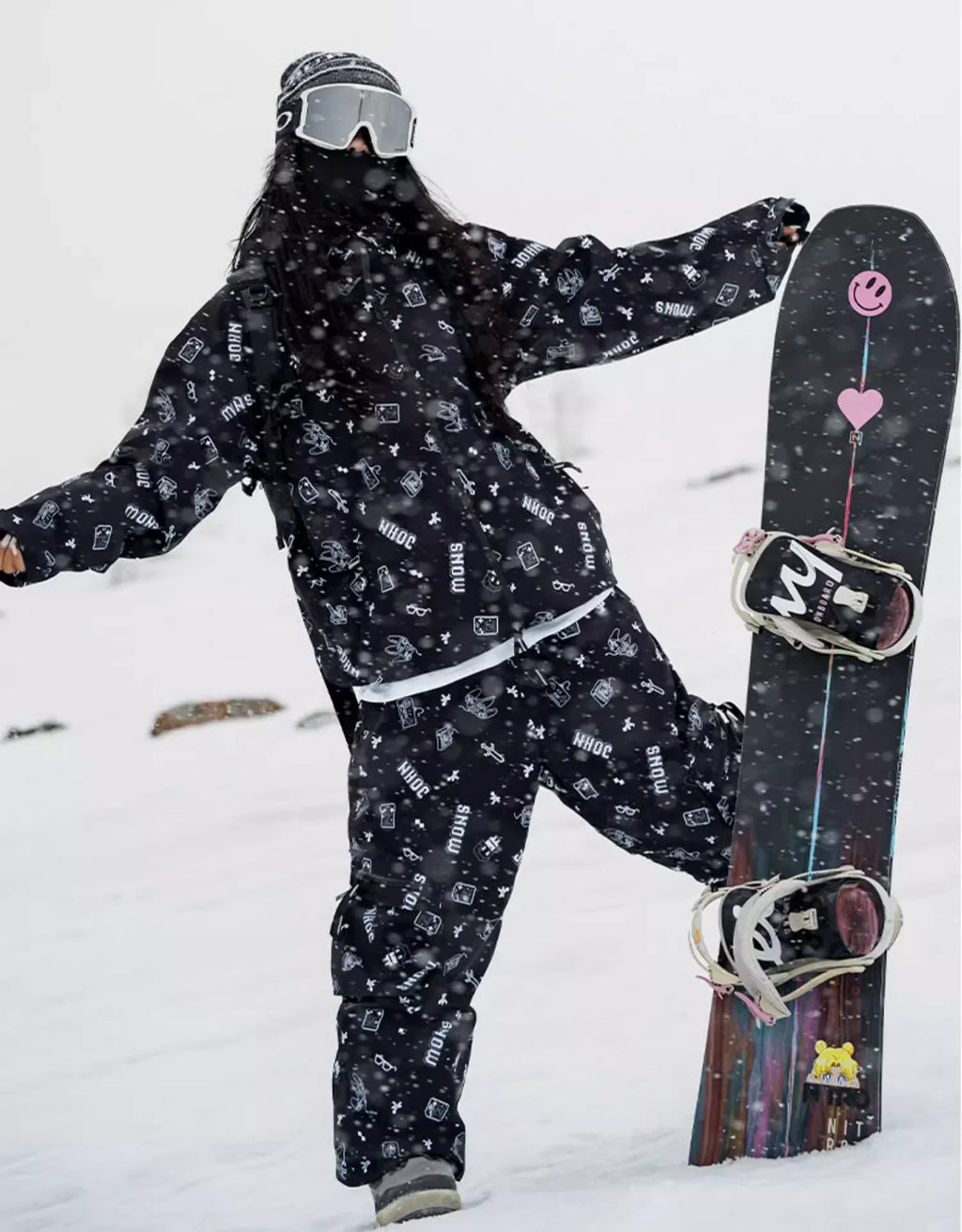 JOHN SNOW Ski Suit Set Windproof Waterproof Warm Women's Skiing Pants