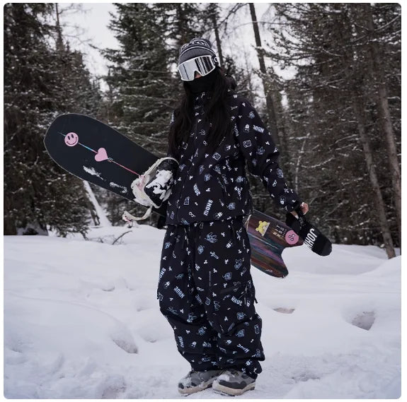 JOHN SNOW Ski Suit Set Windproof Waterproof Warm Women's Skiing Pants