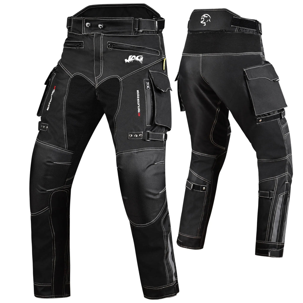 JAG Maverick Motorcycle Protective Pant - Black JAG