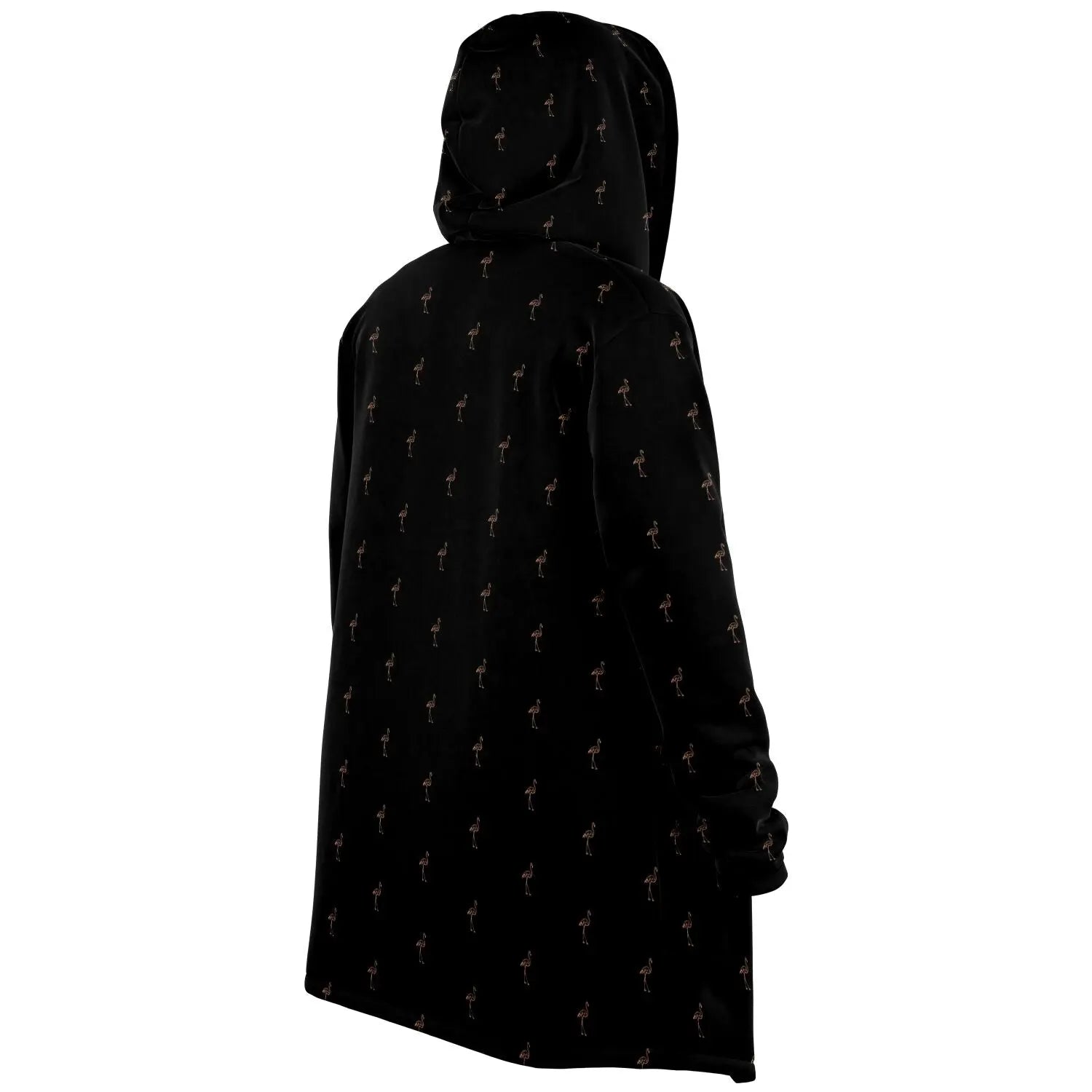 Classic Flamingo Silhouette Cloak Hoodie The Popular Flamingo