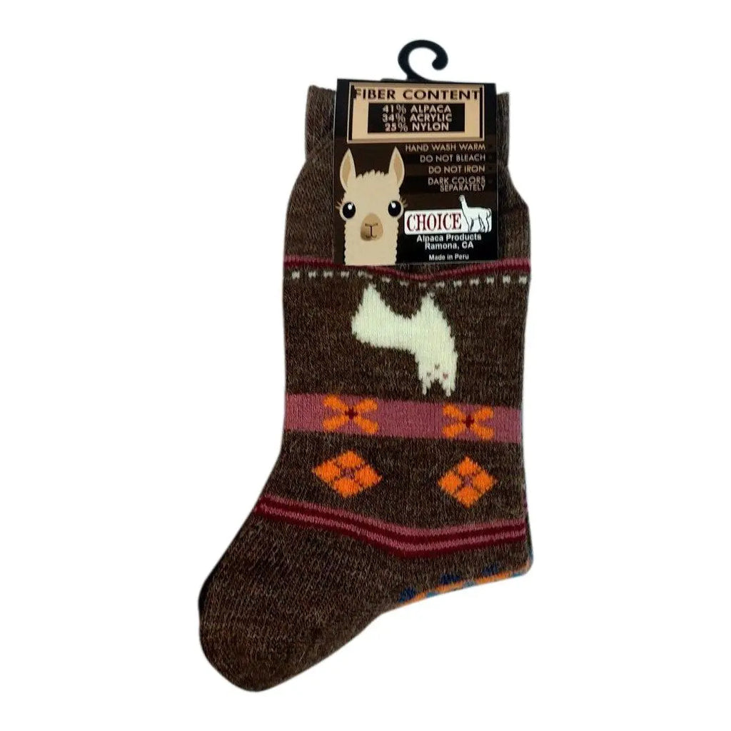 Alpaca Watching Socks Purely Alpaca
