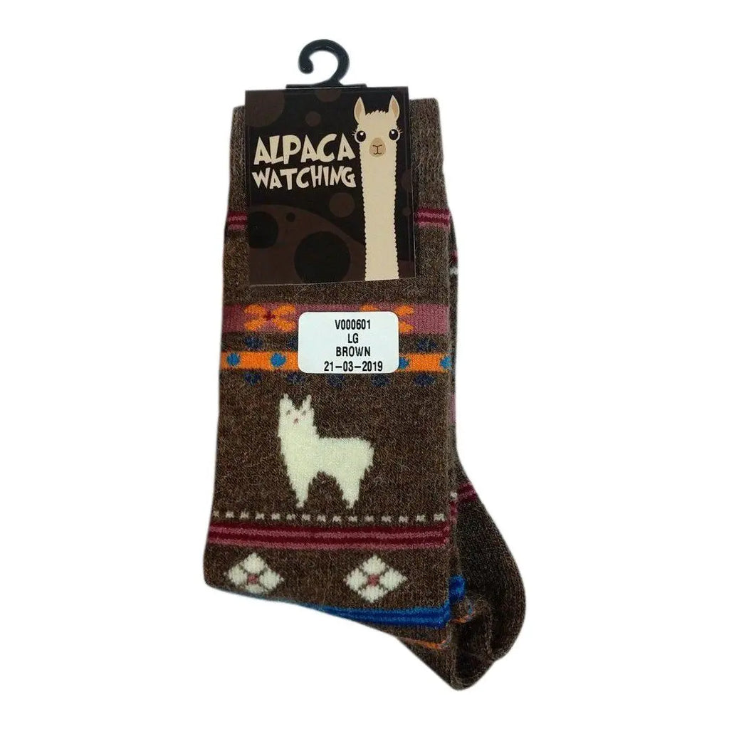 Alpaca Watching Socks Purely Alpaca