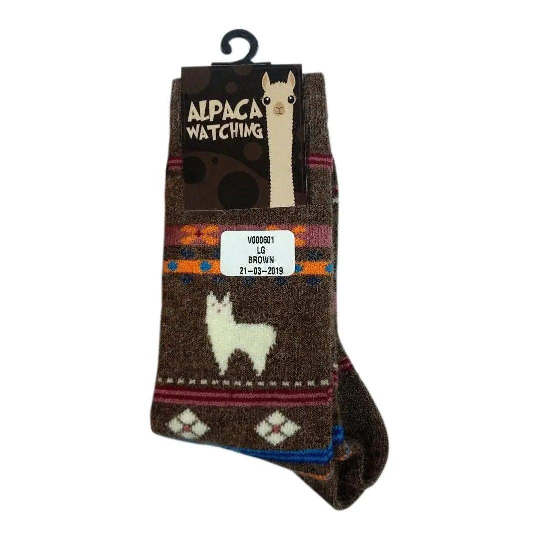 Alpaca Watching Socks Purely Alpaca