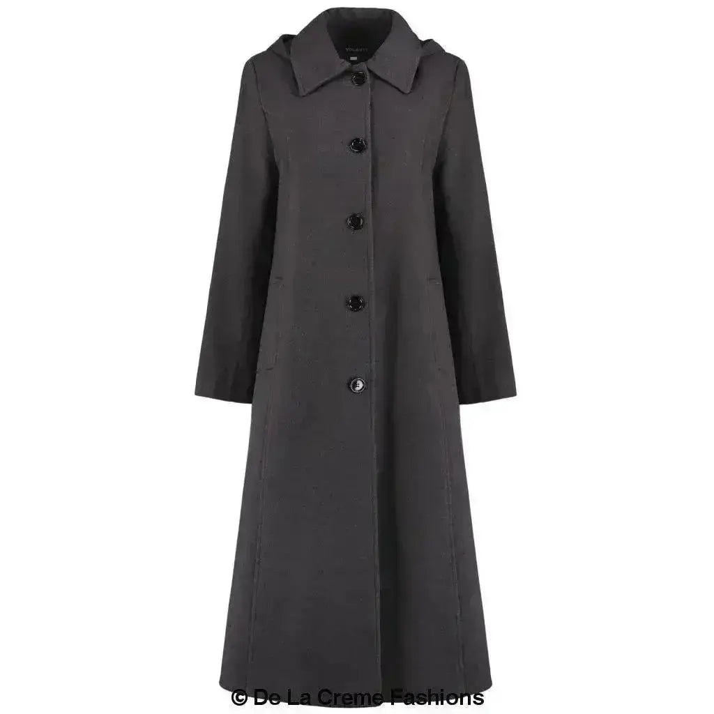 Faux Wool Longline Hooded Winter Coat Femstylo