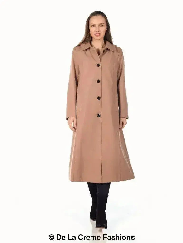 Faux Wool Longline Hooded Winter Coat Femstylo