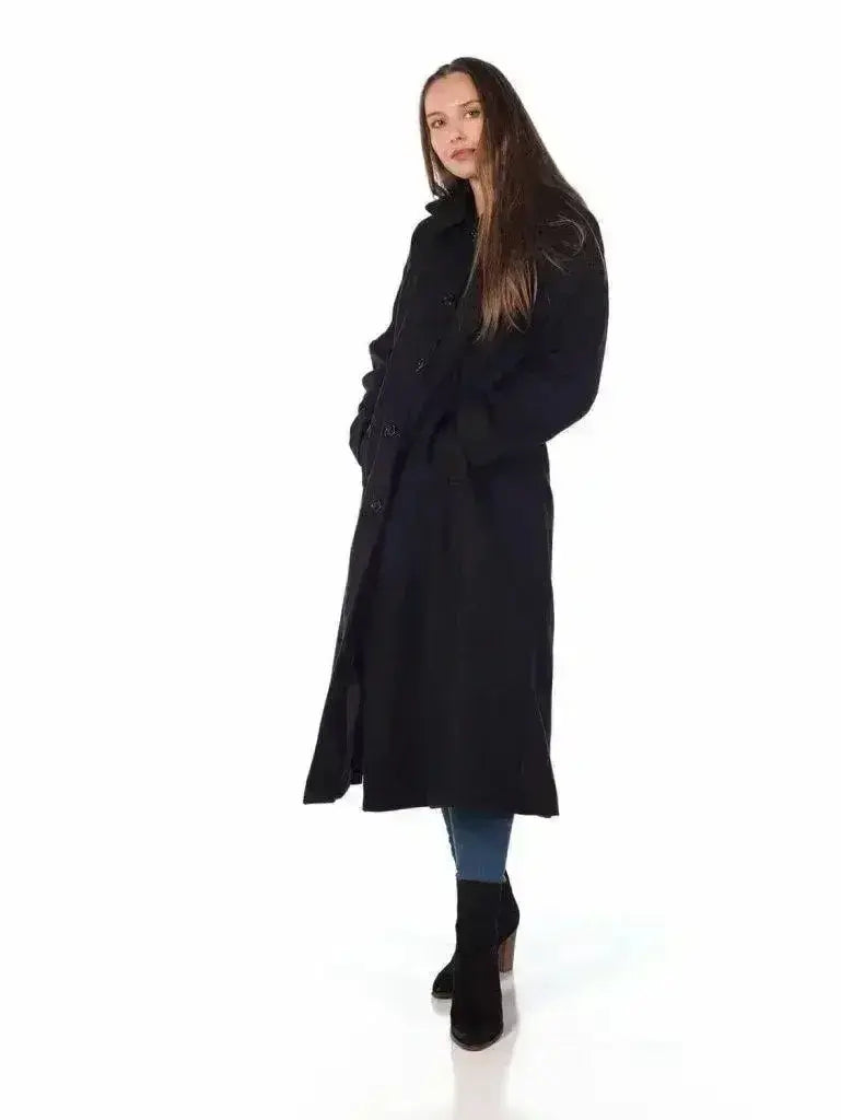 Faux Wool Longline Hooded Winter Coat Femstylo
