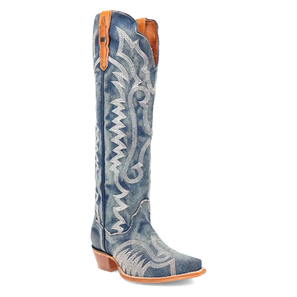 Dan Post Denim Darlin' - Women's Denim Cowboy Boots HatCountry