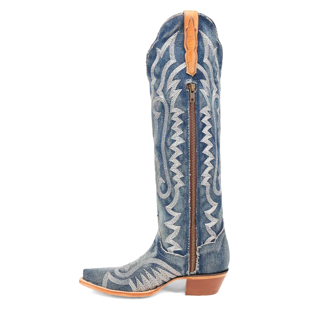 Dan Post Denim Darlin' - Women's Denim Cowboy Boots HatCountry