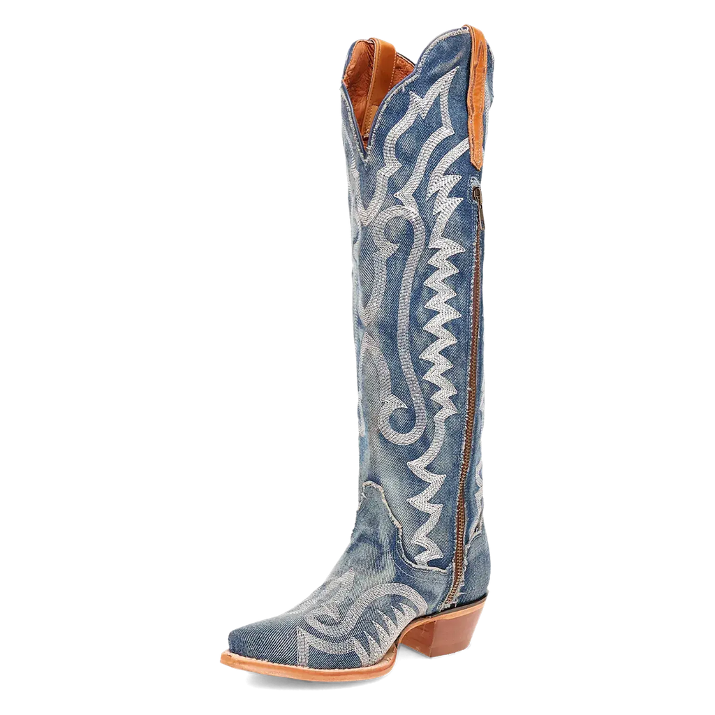 Dan Post Denim Darlin' - Women's Denim Cowboy Boots HatCountry