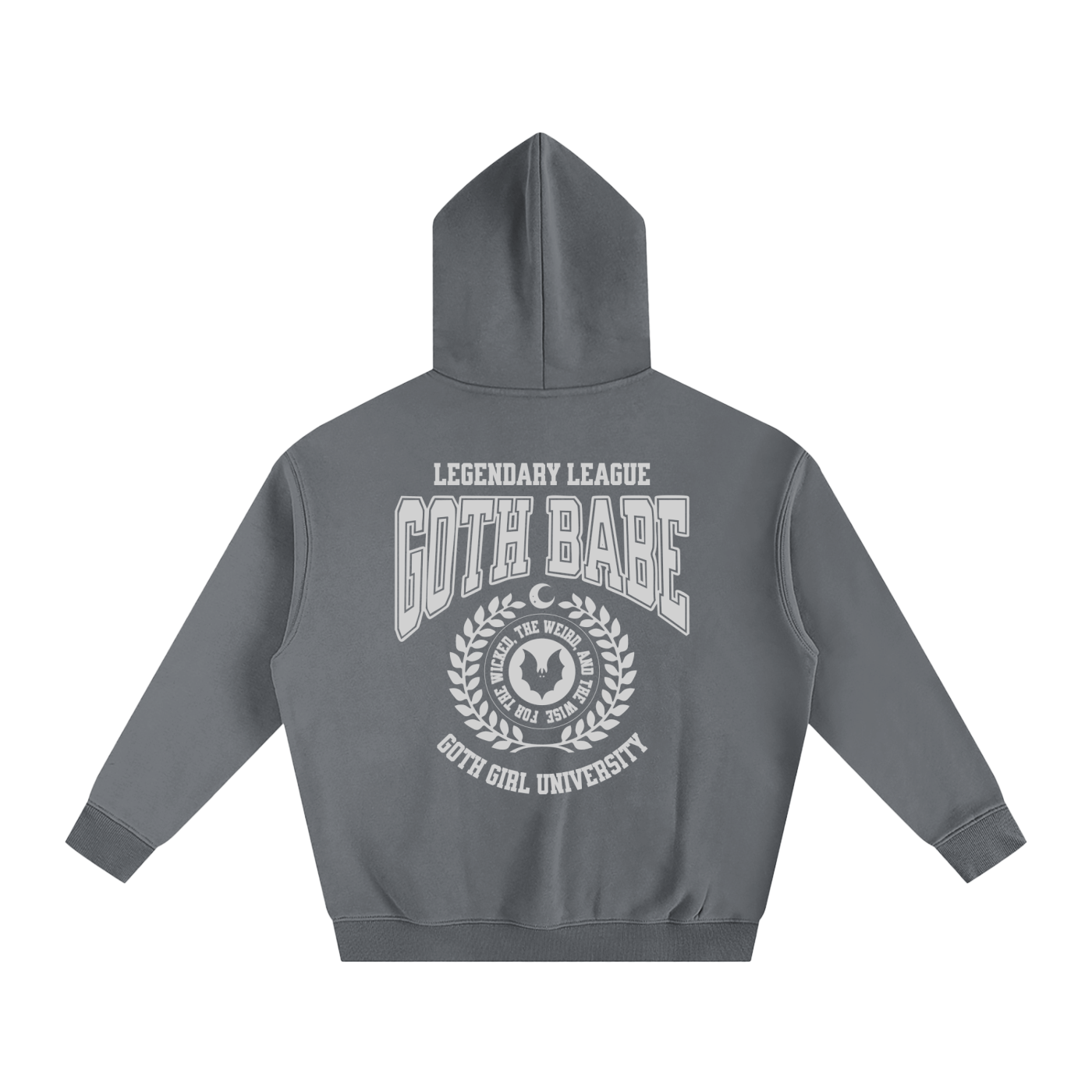 Goth Babe Oversized Fleeced Hoodie