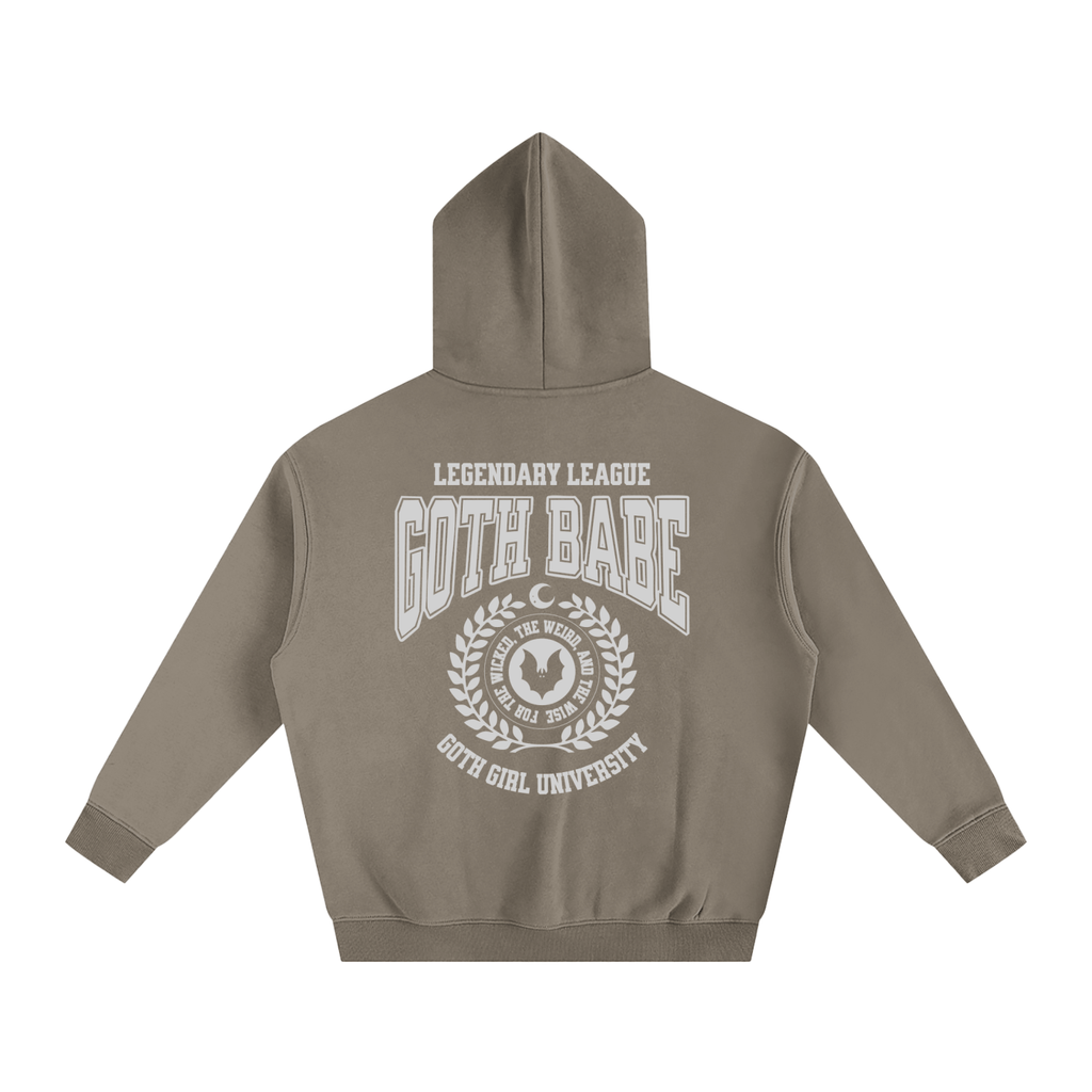 Goth Babe Oversized Fleeced Hoodie