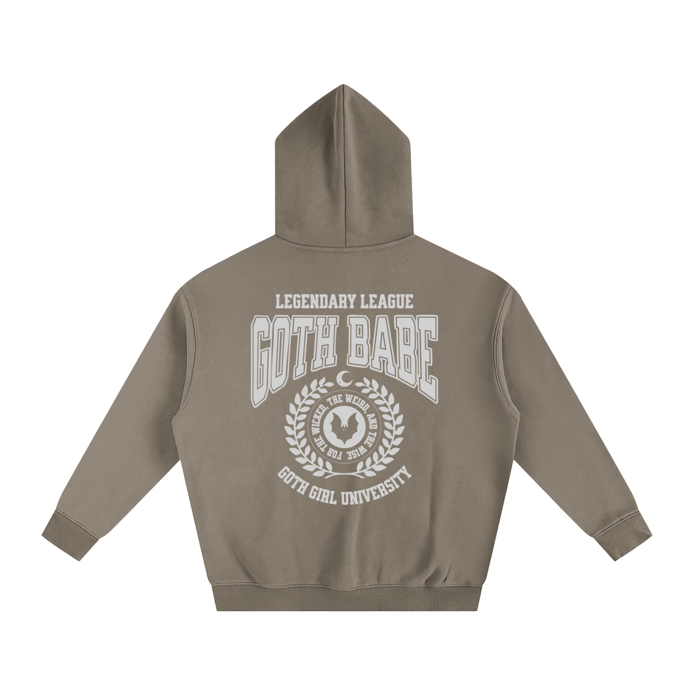 Goth Babe Oversized Fleeced Hoodie