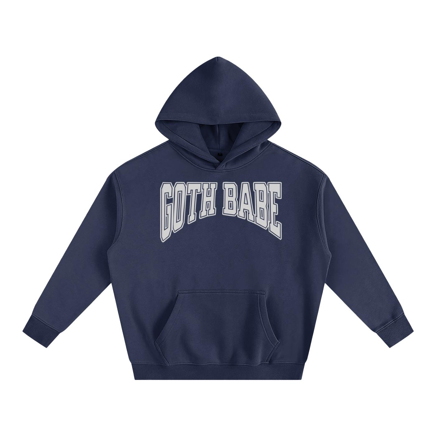 Goth Babe Oversized Fleeced Hoodie