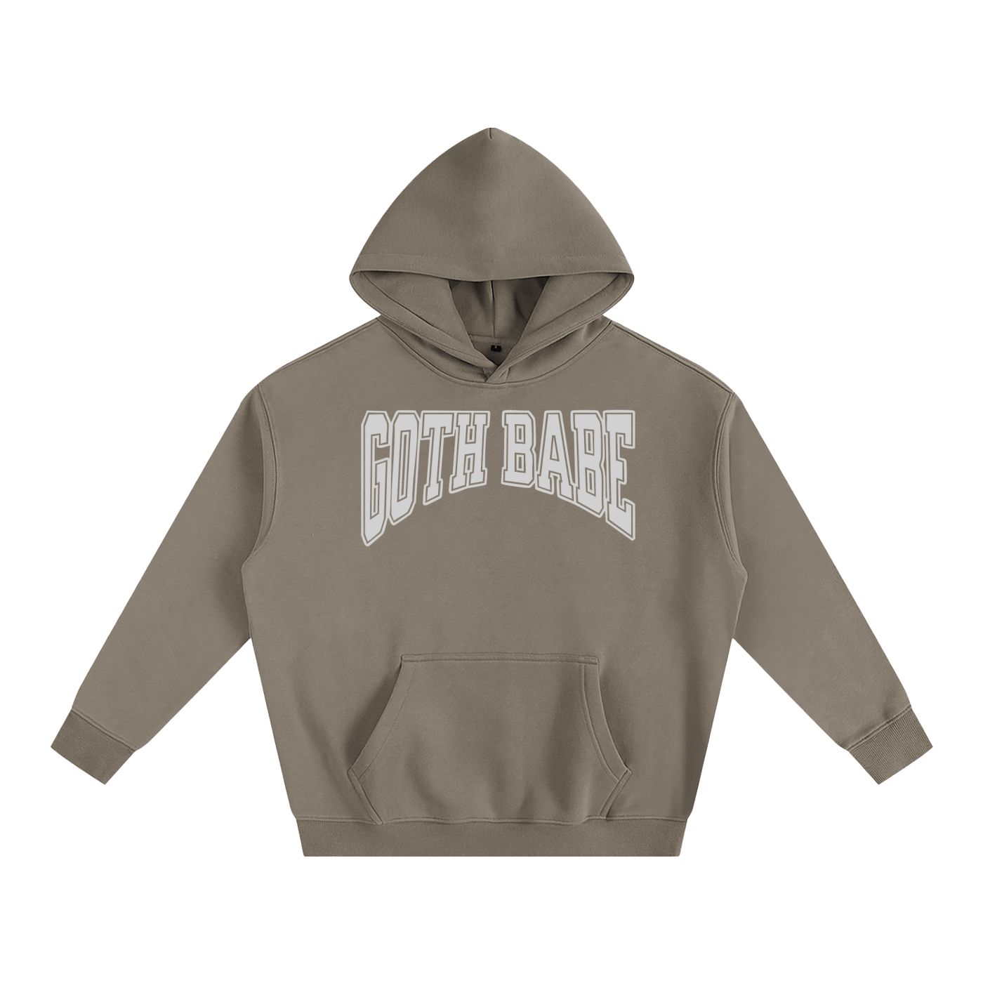 Goth Babe Oversized Fleeced Hoodie