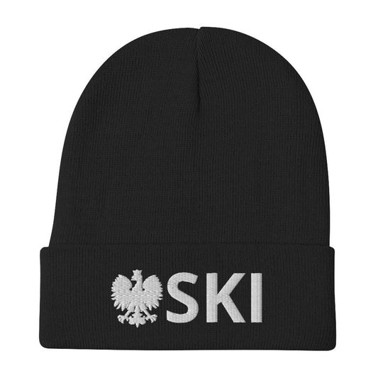 SKI Polish Last Name Cuffed Beanie