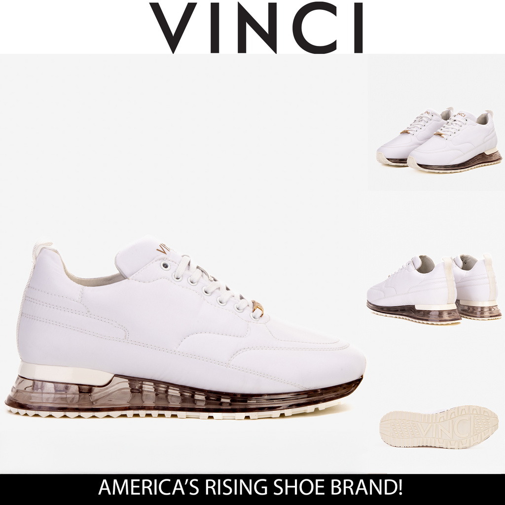 The Lexington White Leather Men Sneaker