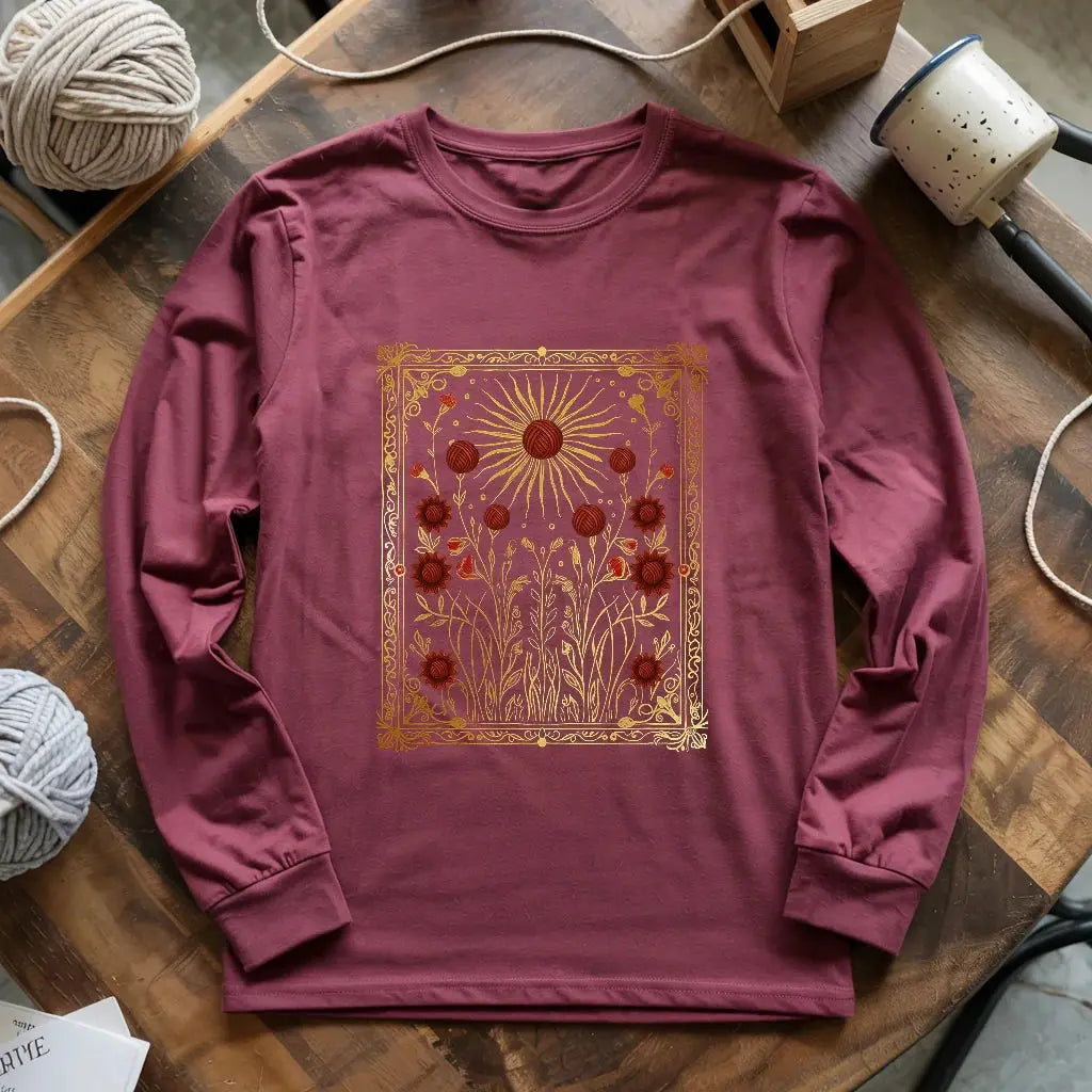 Energy Of Yarn Long Sleeve T-shirt YarnMerch